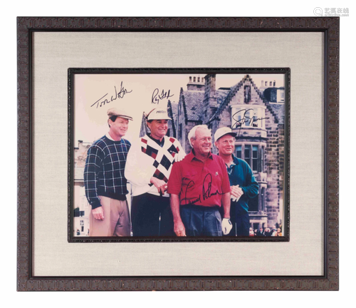 A Jack Nicklaus, Arnold Palmer, Ray Floyd and Tom