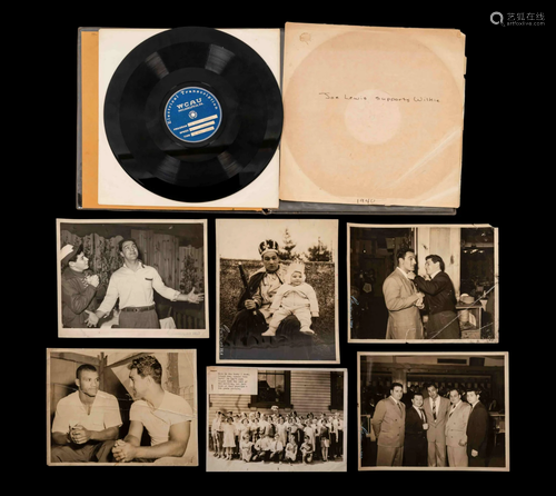 A Group of Six Original Rocky Marciano Photographs and