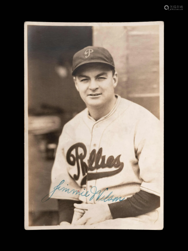 A Jimmie Wilson Philadelphia Phillies Signed Original