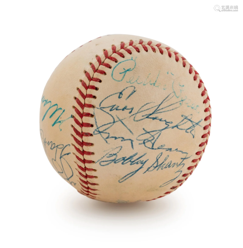 A 1952 American League All-Stars Signed Autograph