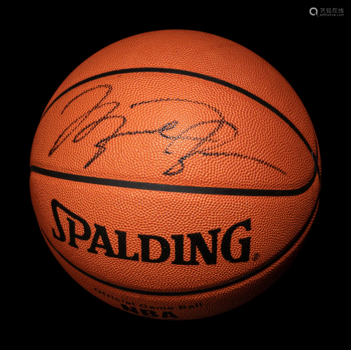 A Michael Jordan Signed Autograph Spalding Official NBA