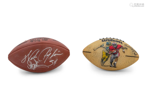 A Group of Chicago Bears Hall of Fame Signed Autograph