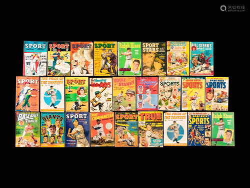 A Collection of 26 Sports-Related Comic Books,