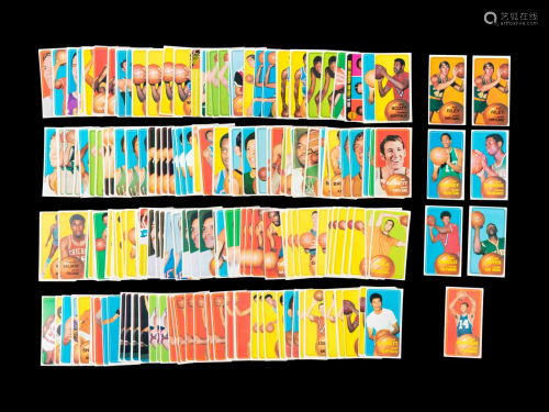 A Group of 200 1970-71 Topps Basketball Cards Including