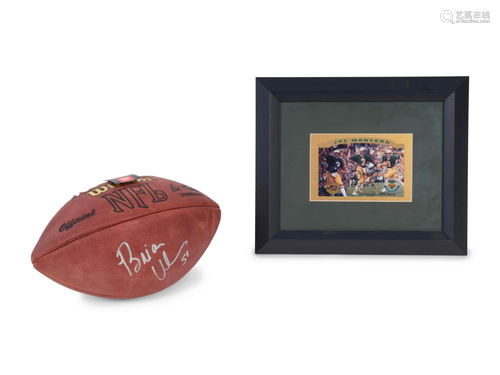 A Group of Football Hall of Fame Signed Autograph Items