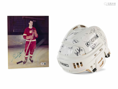 A Group of Hockey Hall of Fame Signed Autograph Items