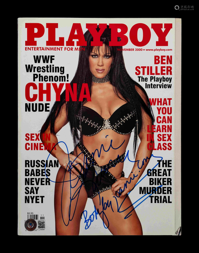 A Joanie Laurer Chyna WWE Wrestling Signed Autograph