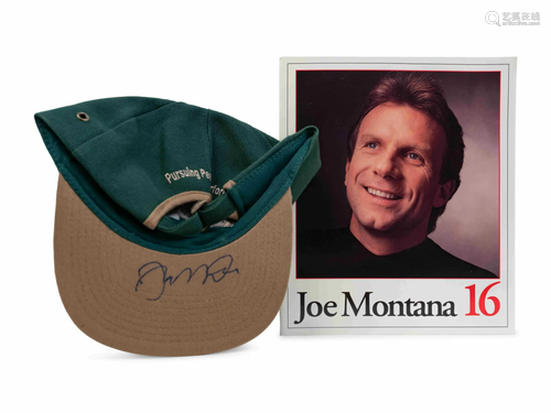 A Group of Joe Montana Signed Autograph Items,