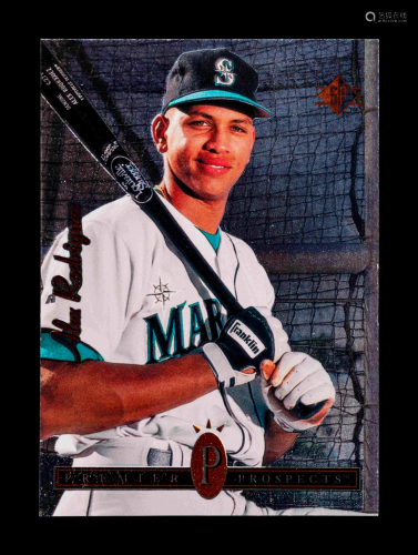 A 1994 Upper Deck SP Alex Rodriguez Rookie Baseball