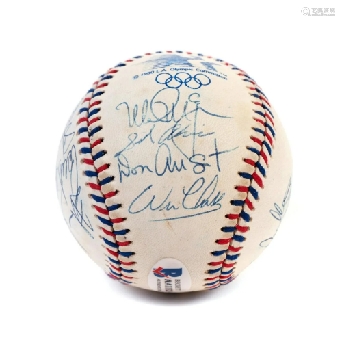 A 1984 United States Olympic Team Signed Baseball