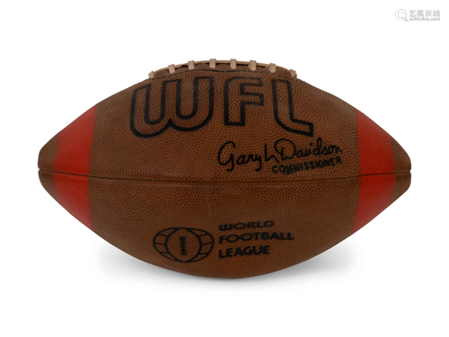 An Uncommon 1974 WFL (World Football League) Original