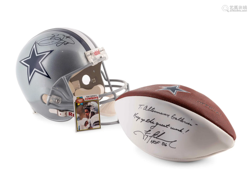 A Group of Dallas Cowboys Items, Including an Emmitt