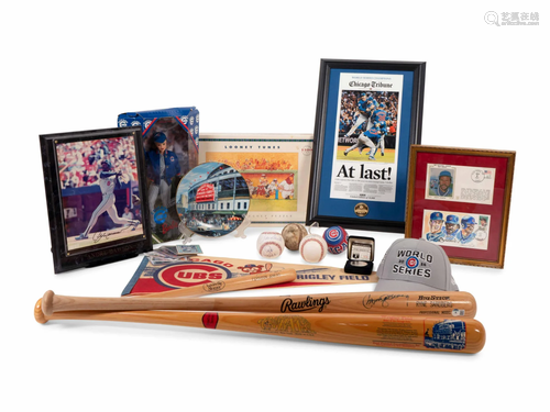 A Large Collection of Chicago Cubs Memorabilia