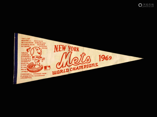 An Original 1969 Shea Stadium New York Mets World