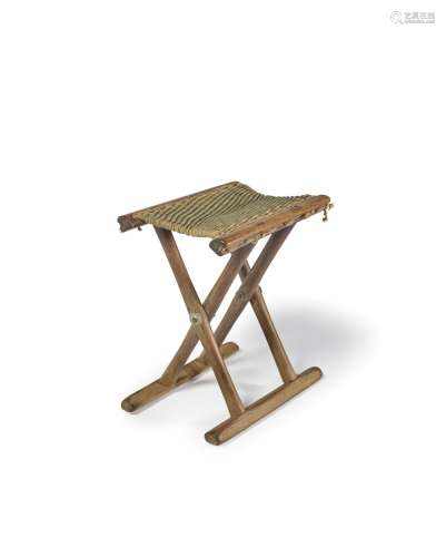 A small huanghuali folding stool