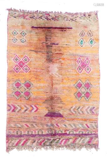 Tapis marocain, 4'8'' x 7'11''