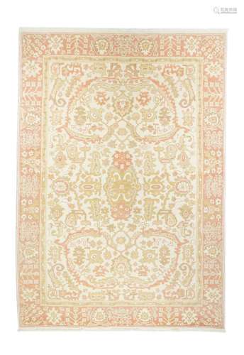 Tapis Oushak, 6' x 9'