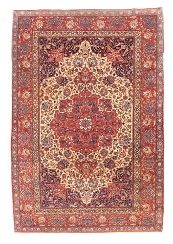 Tapis d'Isfahan, 4'8'' x 7'2''