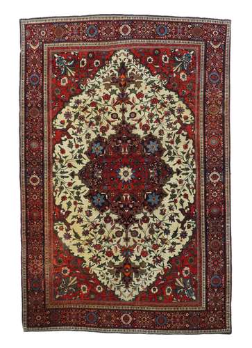 Tapis Sarouk, 4'3'' x 6'4''