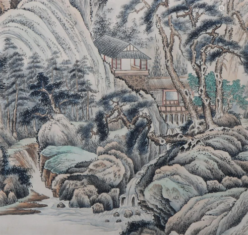 Landscape Painting by Zhang Daqian