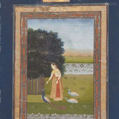Une illustration d'une série de Ragamala : Kakubha Ragini, J...