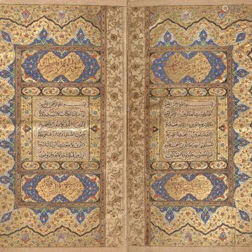 Un Coran de Zand ou du début de la période Qajar, 220ff, man...