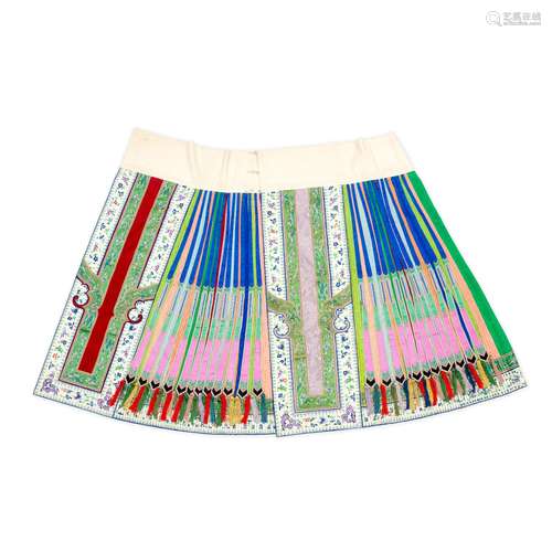 A HAN CHINESE WOMAN'S MULTI-TASSELLED FESTIVAL SKIRT, QUN