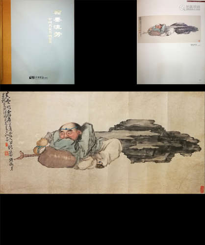 A CHINESE VERTICAL PORTRAIT PAINTING SCROLL