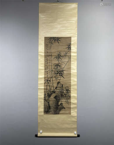 A VERTICAL CHINESE SCROLL PAINTING