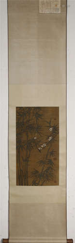 A CHINESE VERTICAL PAINTING SCROLL