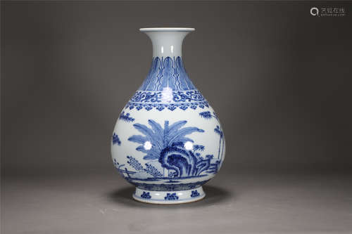 A CHINESE ANTIQUE PORCELAIN VASE