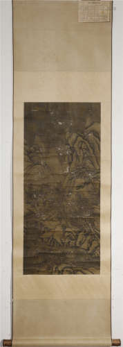 A CHINESE VERTICAL PAINTING SCROLL