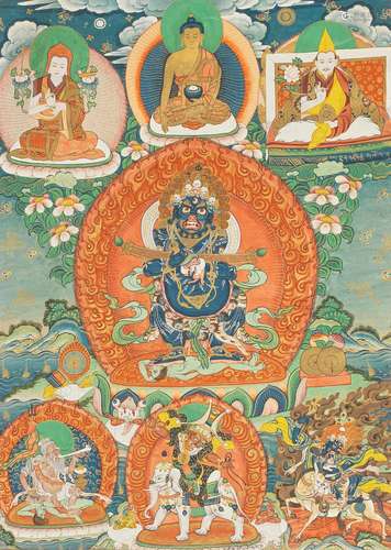 A THANGKA OF MAHAKALA PANJARANATHA