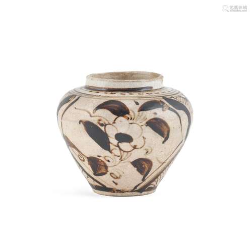 A SMALL CIZHOU BALUSTER JAR