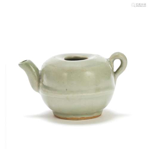 A SMALL LONGQUAN CELADON-GLAZED TEAPOT