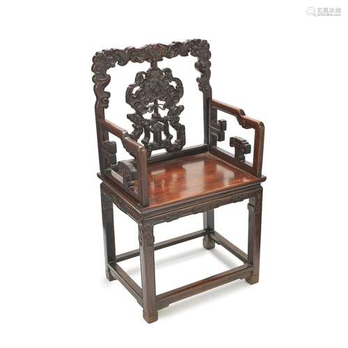 A HONGMU ARMCHAIR