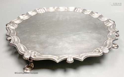 A George II silver salver, by John Robinson II, London, 1738...