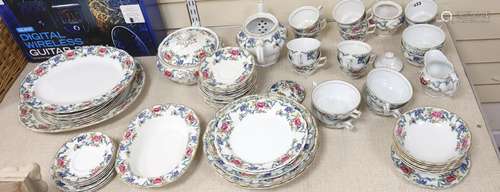 A Booths Floradora pattern part dinner service