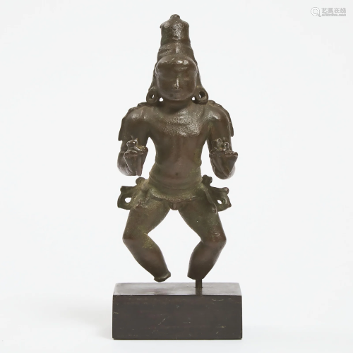 A Bronze Figure of Skanda, Chola Period, 11th Century,
