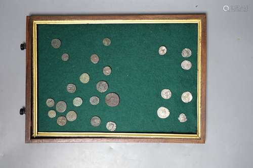 A collection of Roman AR and AE coinage found in Sussex,