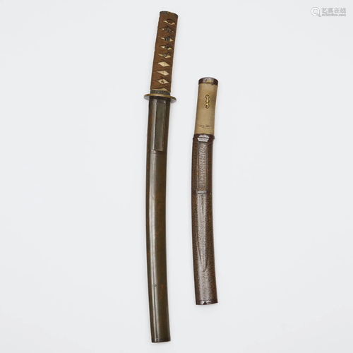 Two Wakizashi and Tanto Koshirae, 19th Century, longest