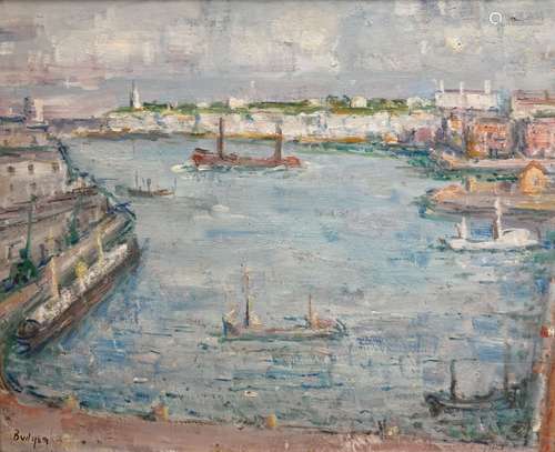 Frank Spencer Curtis Budgen (1882-1971), oil on board, Bogno...