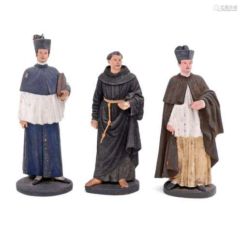 TWO PRIESTS AND A FRIAR