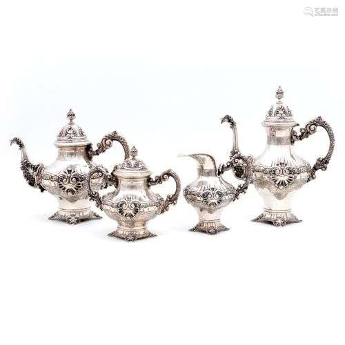 A TEA AND COFFEE SET