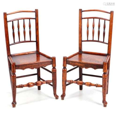 A PAIR OF RUSTIC CHAIRS