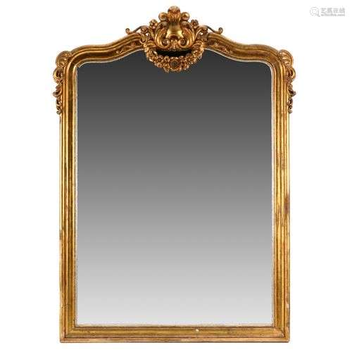 A LARGE ROMANTIC MIRROR