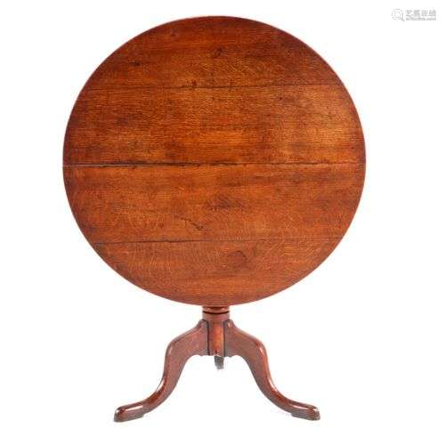 A GEORGE III TRIPOD TABLE