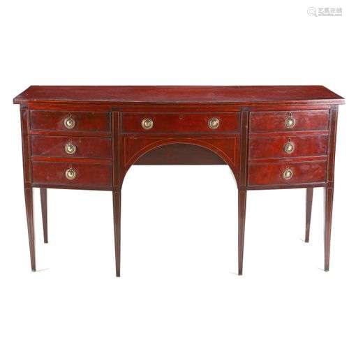 A GEORGE III STYLE SIDEBOARD