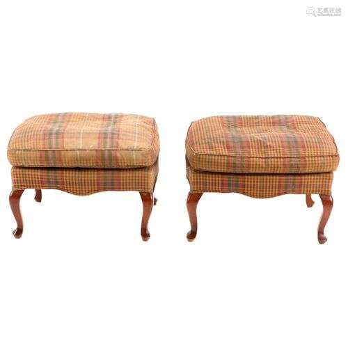 A PAIR OF STOOLS