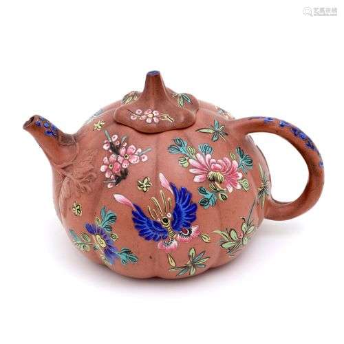 A Yixing teapot